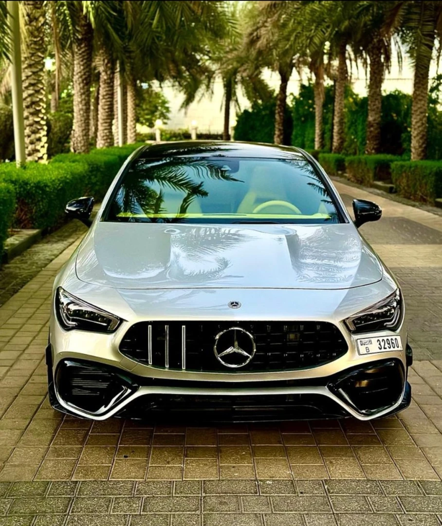 Mercedes Benz CLA 35 2022 SILVER RENTAL IN DUBAI - undefined